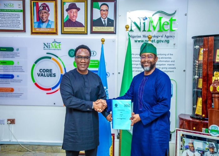 NiMet, AKADEMIYA2063 Sign MoU to Advance AI, Climate Services and Food Security